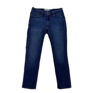 LEVIS Midrise Skinny Women's Jeans Stretch Skinny Fit Blue Wash Size 12 Short